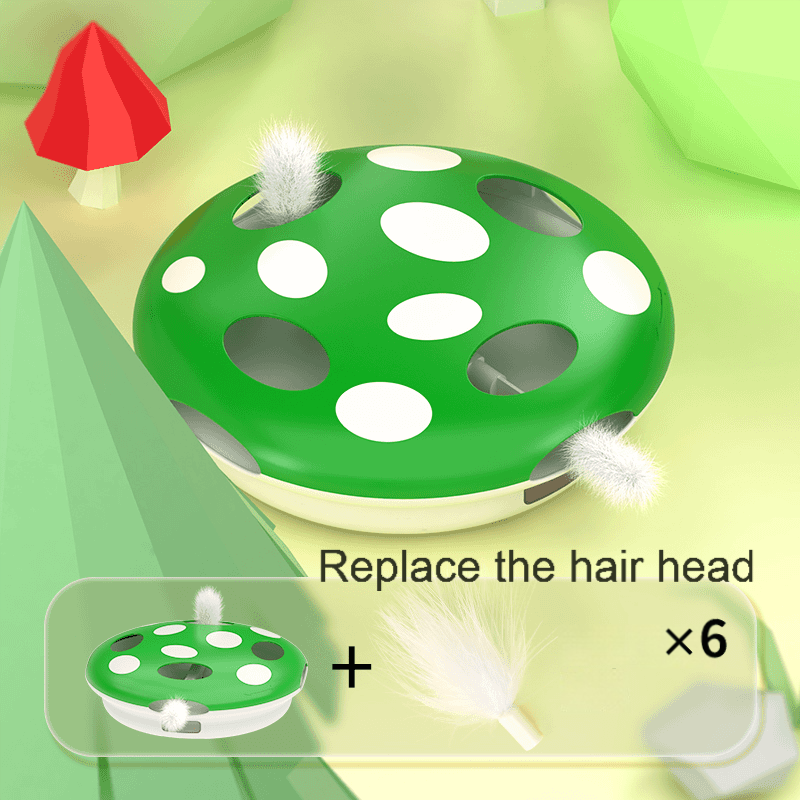 PAKEWAY Mushroom cat toy cat toy kitty toy smart cat cat toy self-entertainment toy-Make In China