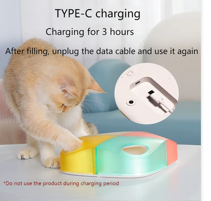 TANU Cat smart cat teaser touch induction electric self-hilarious feather cat teaser cat toy