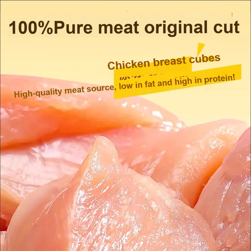 WEIDANGJIA Chicken mince freeze-dried snacks chicken breast freeze-dried cat and dog snacks for cats and dogs-Make In China