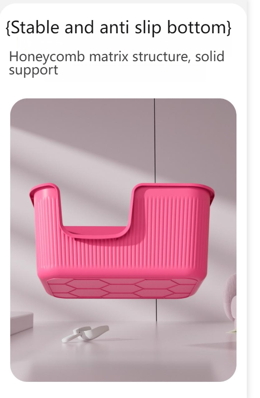 PANSIJI The second generation upgraded super large semi-enclosed vertical pattern cat litter box is splash-proof and easy to clean for big cats and Maine cats