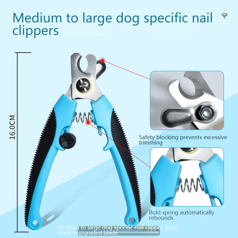 Cat nail scissors round hole porous scissors blood-proof nail clippers kittens, dogs and rabbits novice cats small blind scissors