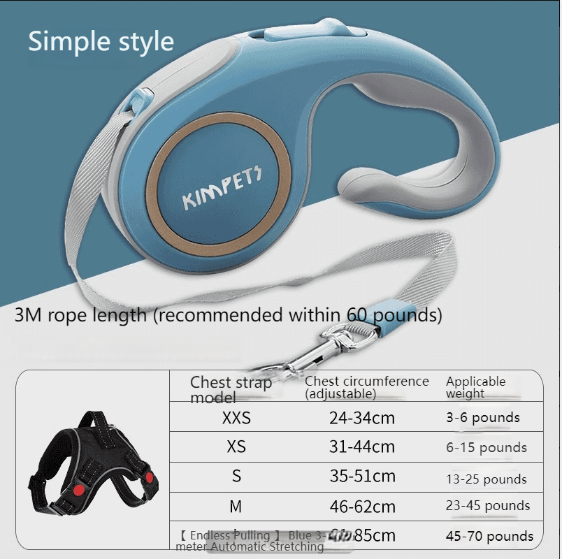 automatic retractable traction rope small and medium-sized dogs-Make In China large dogs out walking dog rope dog chain