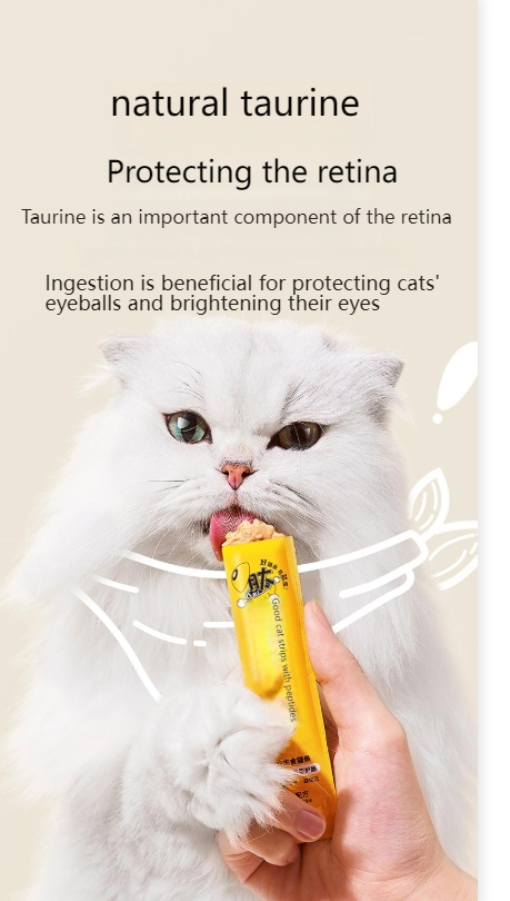 TINGCHONG Main food cat strips full price hydration meat sauce cat wet food cat snacks cat snacks kitten nutrition absorption
