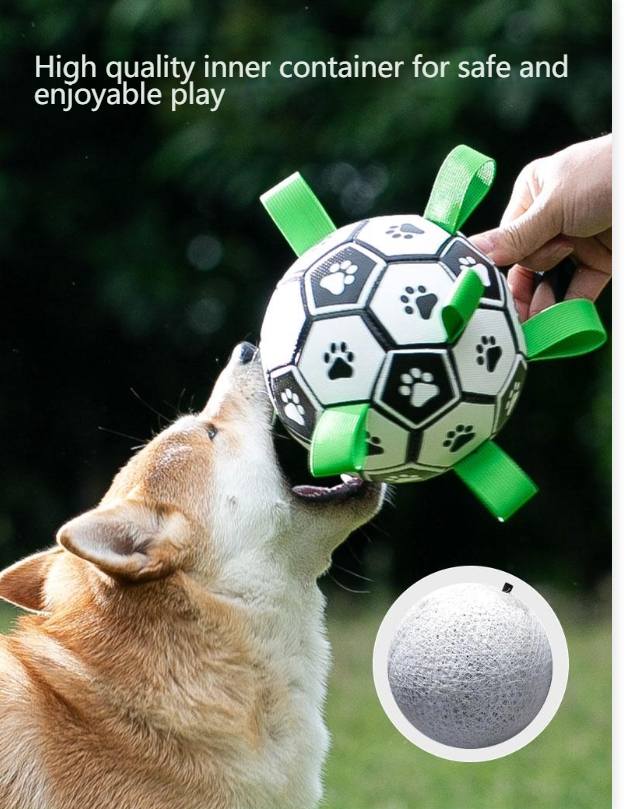 hipidogDog football toy training interactive border collie corgi rubber ball self-hi teeth grinding and biting training 4360-Make In China
