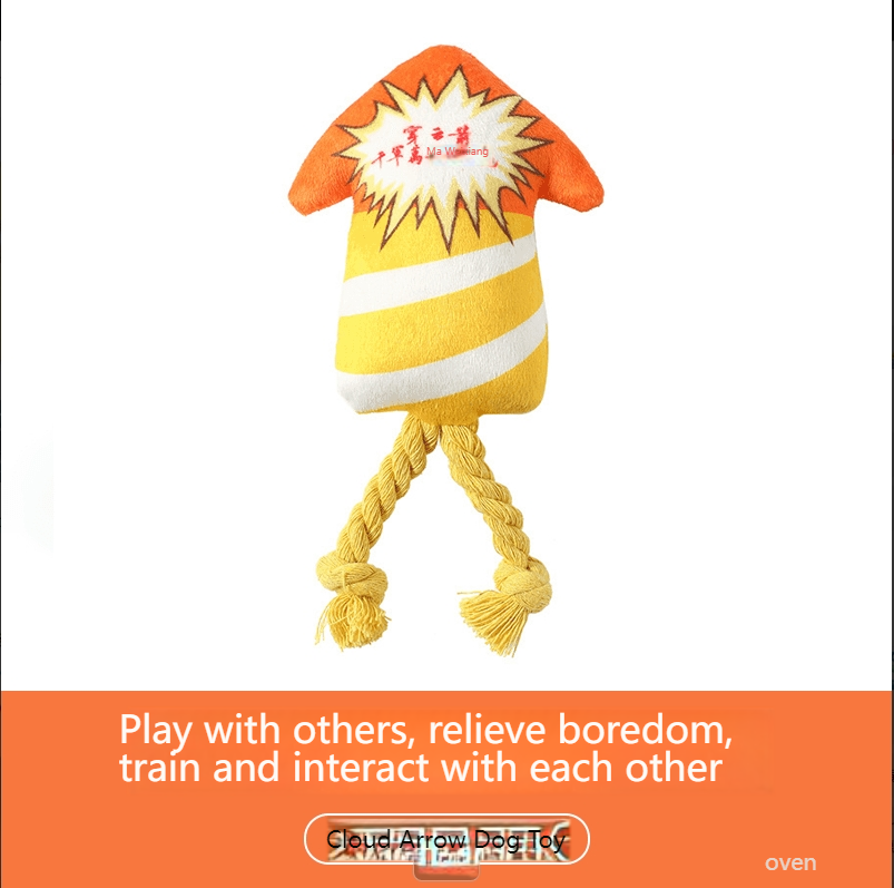 FUHUO Dog toys bite-resistant and tooth-healthy Teddy Corgi sound self-entertainment and boredom relief dog training outdoor washable pet toys-Make In China