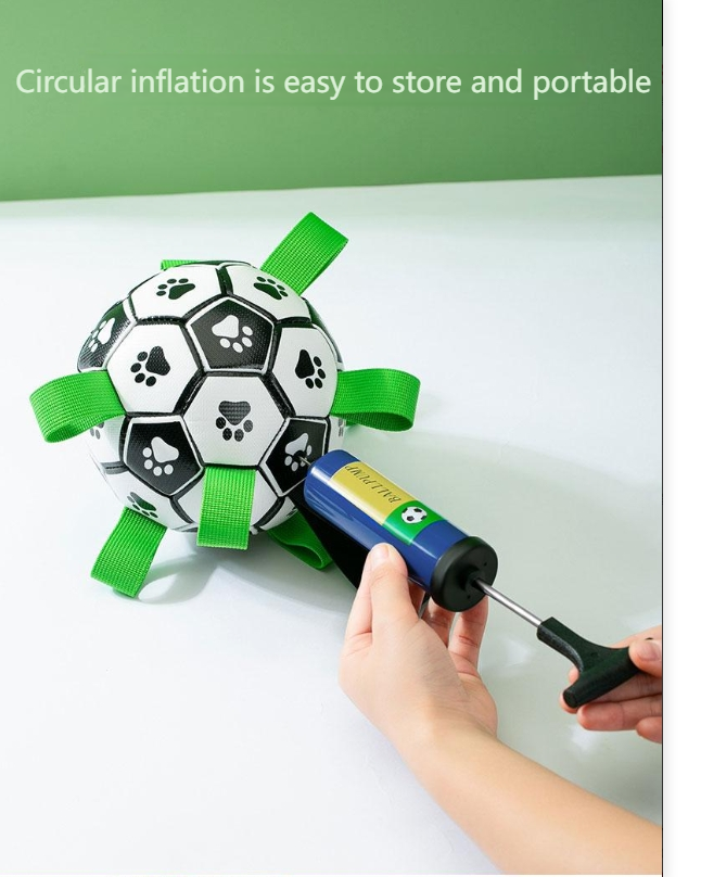 hipidogDog football toy training interactive border collie corgi rubber ball self-hi teeth grinding and biting training 4360-Make In China