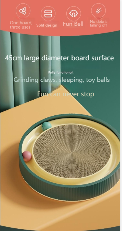 vipdog Cat scratching board cat toy cat scratching board no dandruff and dirt-resistant all-in-one cat bed cat scratching board bed type boring cat claw board-Make In China