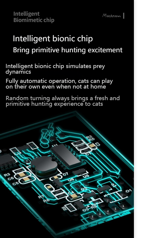 PAKEWAY Mushroom cat toy cat toy kitty toy smart cat cat toy self-entertainment toy-Make In China