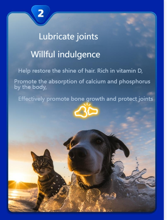 Petino[Pet Equipment] Pet deep sea fish oil tablets for cats and dogs to supplement nutrition, relieve hair loss and enhance health-Make In China