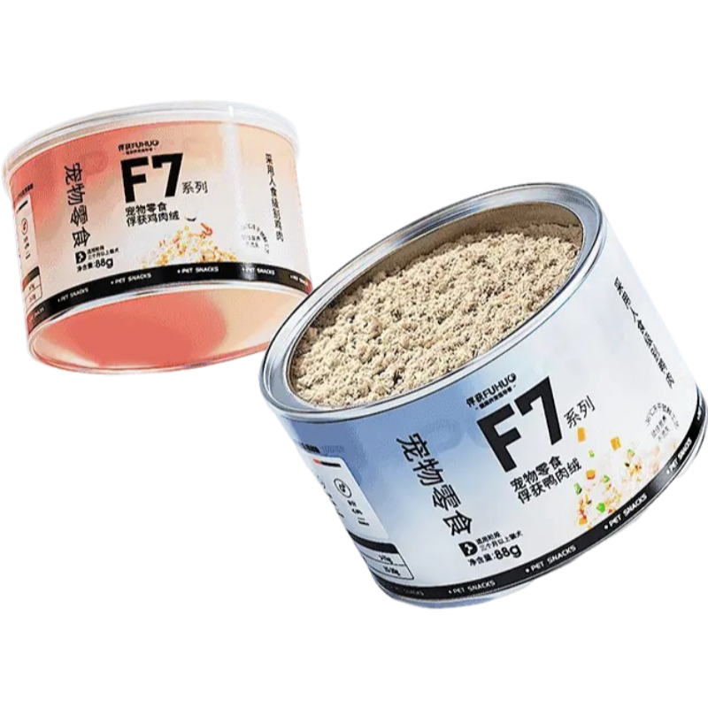 FUHUO Duck meat floss freeze-dried meat floss universal full-term mixed grain companion nutrition picky eater meat floss canned cat and dog snacks