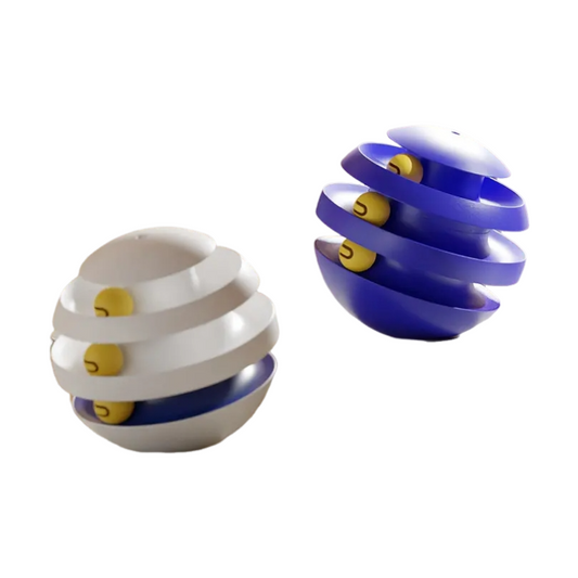 vipdog Plastic toys to amuse cats, self-entertainment toys, tumbler bell ball spherical toys, kitten play toys-Make In China