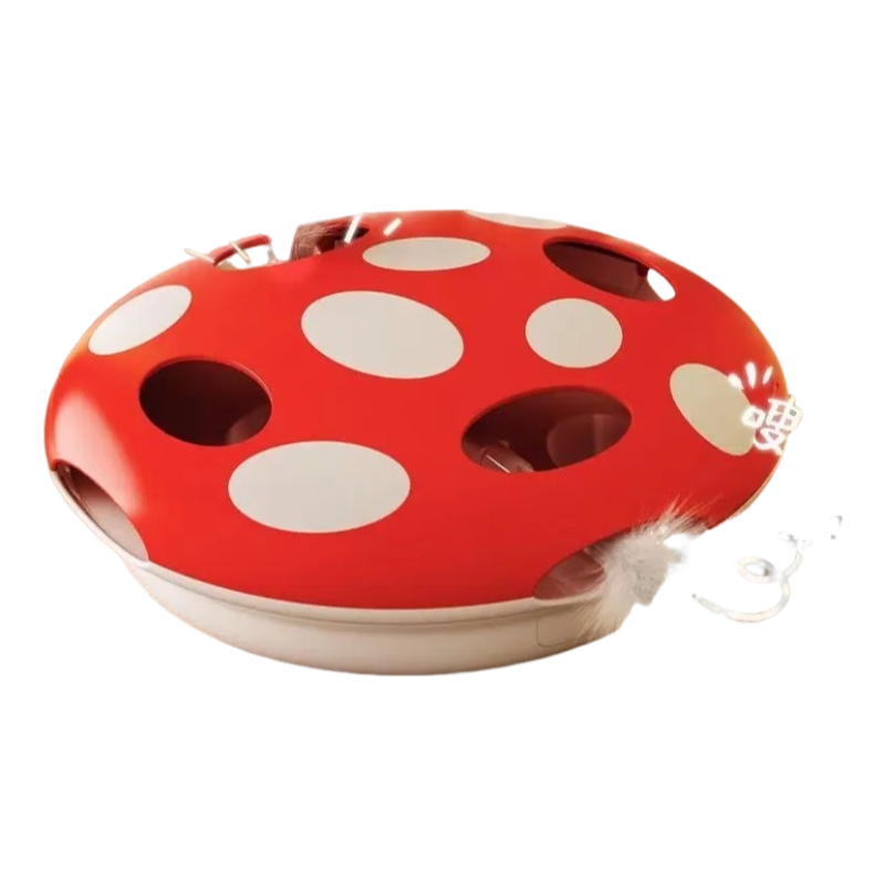 PAKEWAY Mushroom cat toy cat toy kitty toy smart cat cat toy self-entertainment toy-Make In China