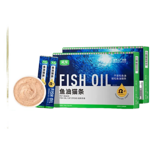 JOY PETS salmon fish oil Cat treat stick beauty hair skin care cat snacks pet supplies cat food pet wet food bag-Make In China
