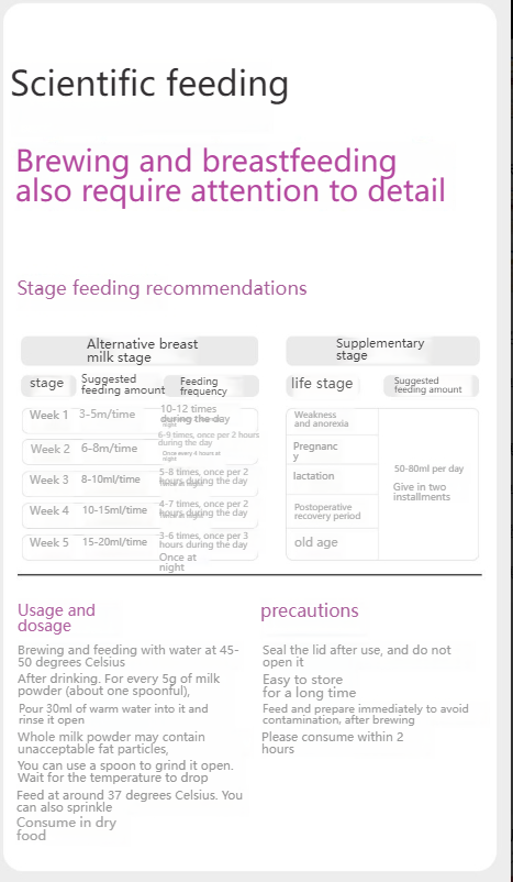 MYFOODIE Cat goat milk powder 10.58oz imported from the Netherlands, close to breast milk nutrition and easy to absorb