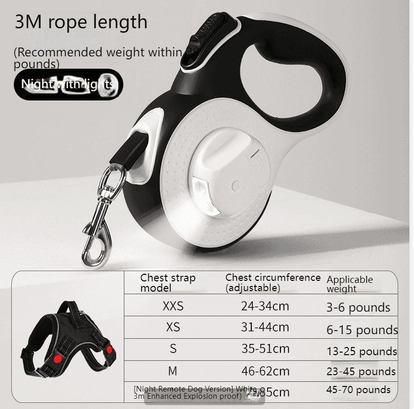 automatic retractable traction rope small and medium-sized dogs-Make In China large dogs out walking dog rope dog chain