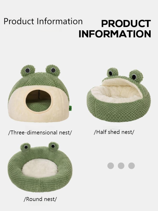 kimpets Cat bed four seasons universal cat and dog bed small dog teddy dog mat cute cat sleeping frog bed-Make In China