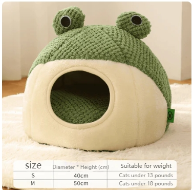 kimpets Cat bed four seasons universal cat and dog bed small dog teddy dog mat cute cat sleeping frog bed-Make In China