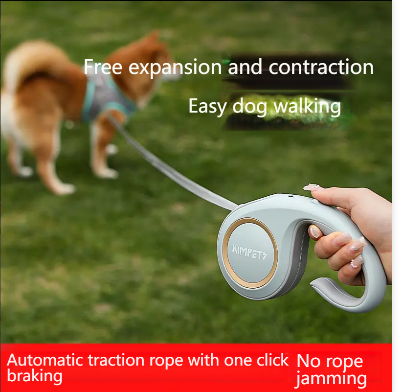 automatic retractable traction rope small and medium-sized dogs-Make In China large dogs out walking dog rope dog chain
