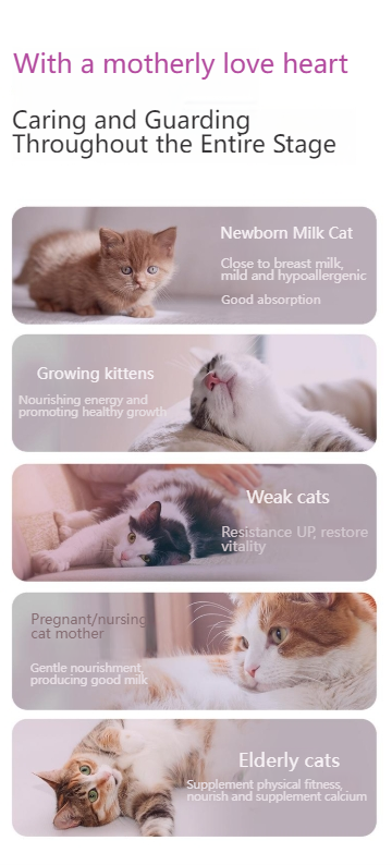 MYFOODIE Cat goat milk powder 10.58oz imported from the Netherlands, close to breast milk nutrition and easy to absorb