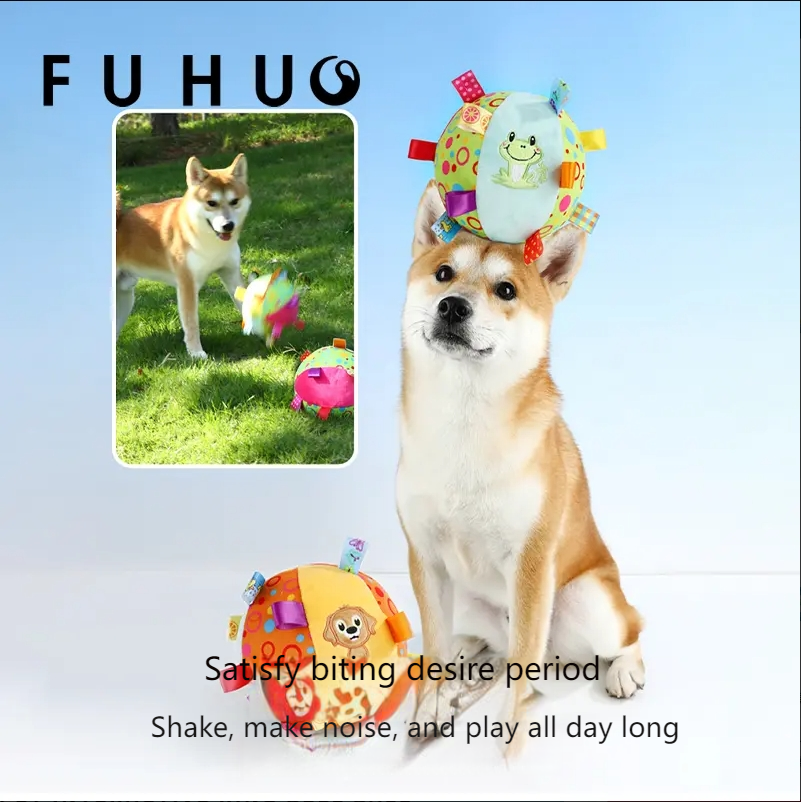 FUHUO Dog toys bite-resistant and tooth-healthy Teddy Corgi sound self-entertainment and boredom relief dog training outdoor washable pet toys-Make In China