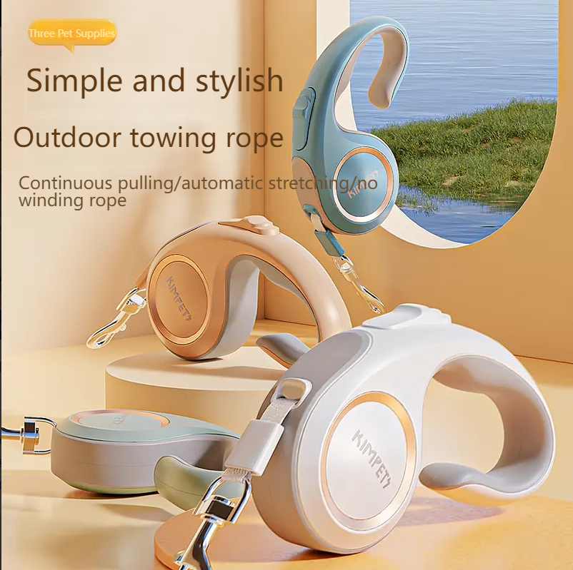 automatic retractable traction rope small and medium-sized dogs-Make In China large dogs out walking dog rope dog chain