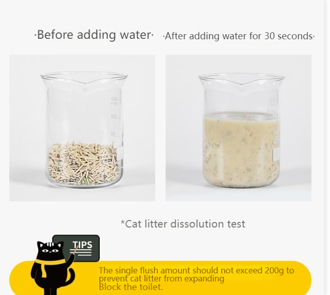 【TINGCHONG 4 in 1 mixed cat litter】Tofu cat litter mixed with agglomerated water-absorbing bentonite, dust-free cat natural particles-Make In China