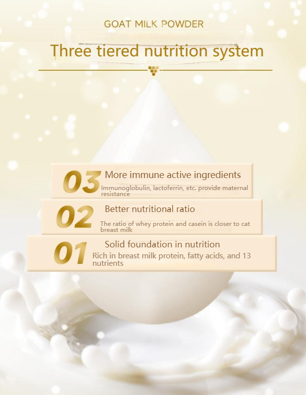 MYFOODIE Cat goat milk powder 10.58oz imported from the Netherlands, close to breast milk nutrition and easy to absorb