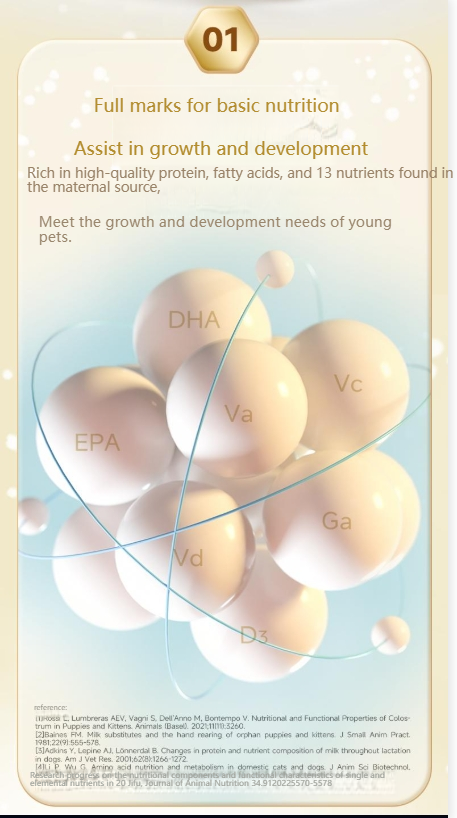 MYFOODIE Cat goat milk powder 10.58oz imported from the Netherlands, close to breast milk nutrition and easy to absorb