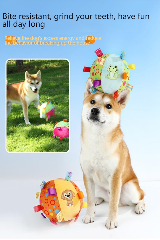 FUHUO Dog toys bite-resistant and tooth-healthy Teddy Corgi sound self-entertainment and boredom relief dog training outdoor washable pet toys-Make In China