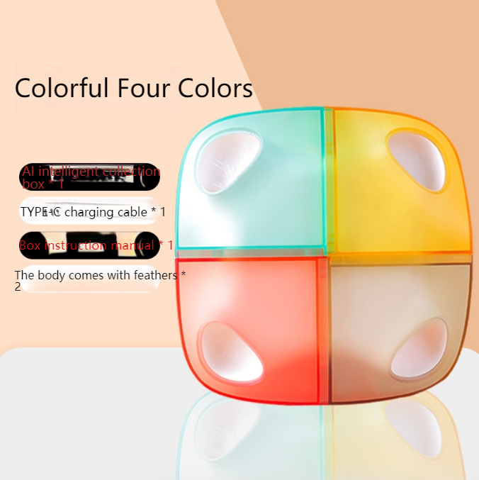 TANU Cat smart cat teaser touch induction electric self-hilarious feather cat teaser cat toy