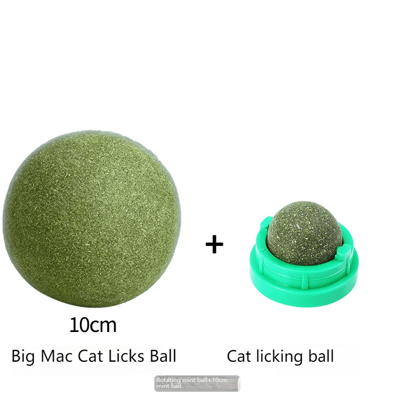 GUAZHOUMU [Pet Equipment] Mint Ball Cat Toy Cat Super Large Self-entertainment Artifact Cat Kitten Cat Toy Stick-Make In China