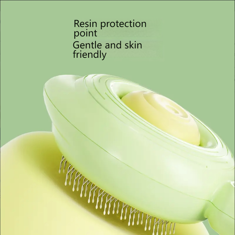 Ai Wo Pet comb conch cat comb cat dog universal needle comb white quality clean flower comb cat biscuit comb-Make In China