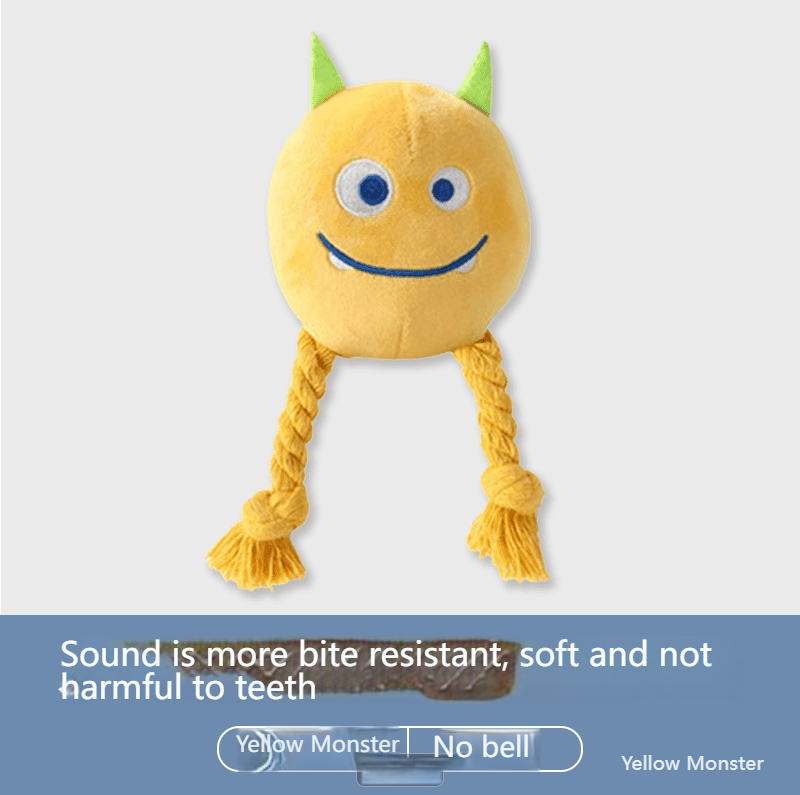 FUHUO Dog toys bite-resistant and tooth-healthy Teddy Corgi sound self-entertainment and boredom relief dog training outdoor washable pet toys-Make In China