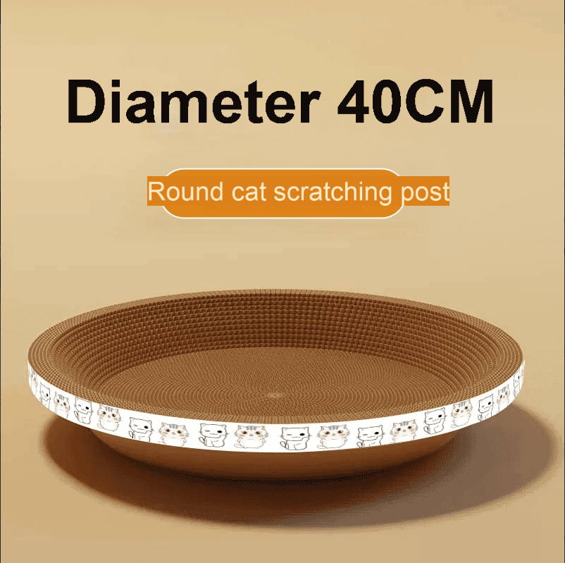 Cat scratching board cat bed integrated wear-resistant and non-chipping oval cat bowl large cat scratching resistant cat supplies-Make In China