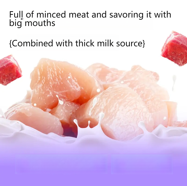 CHNCEPET Berry milk small pocket cat high-quality craft full-fat product selection 0 added high-quality cat strips-Make In China