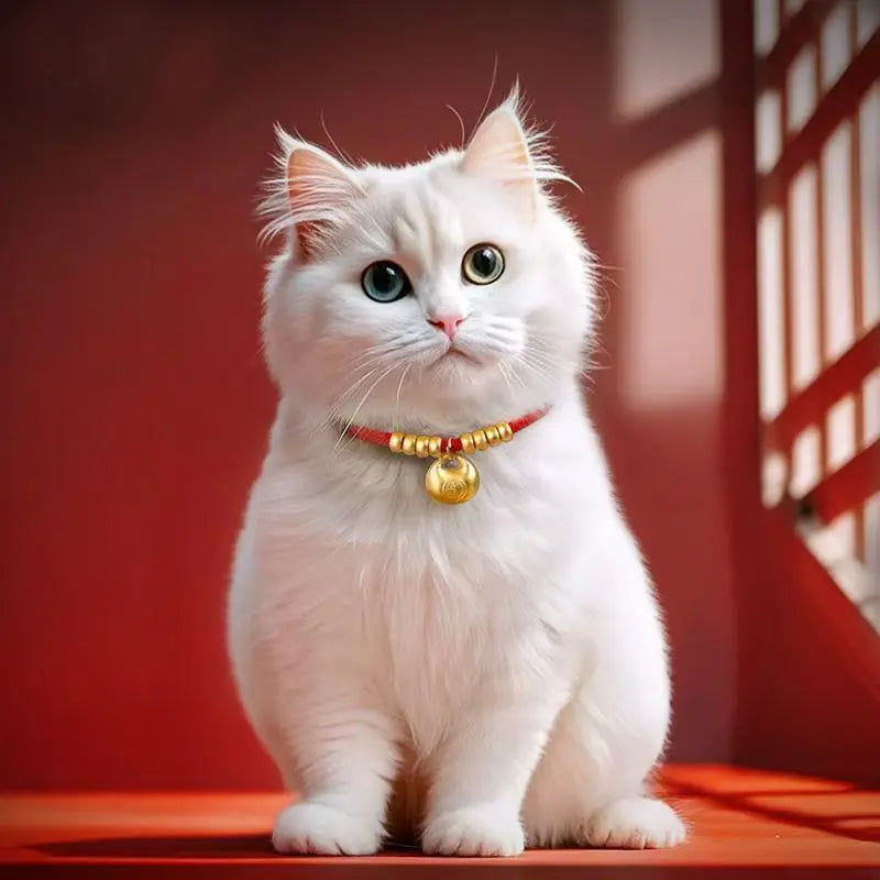 FUHUO High-value cat and dog accessories bell festive adjustable collar cat bow tie young cat pet supplies-Make In China