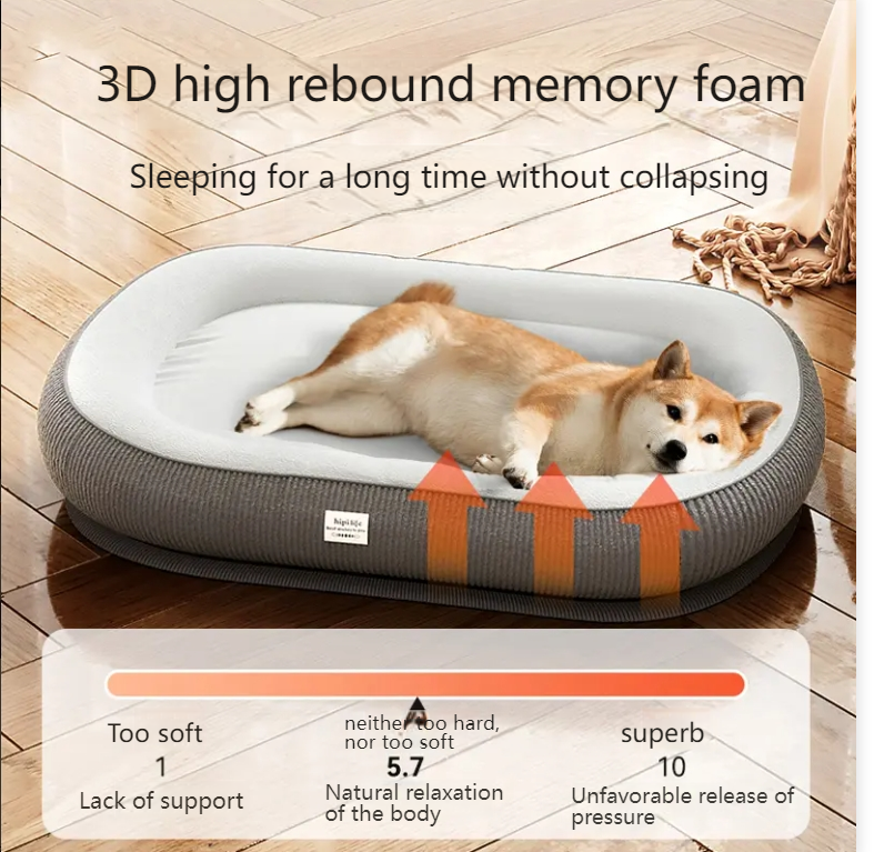 hipidog Dog kennel universal for all seasons summer dog and cat mat removable and washable small medium and large cat and dog bed summer sleeping-Make In China