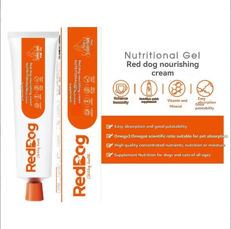REDDOG Nutritional cream for cats, hair removal cream, nutritional supplements for kittens, hair removal, hair removal, pet supplies, weight gain-Make in China