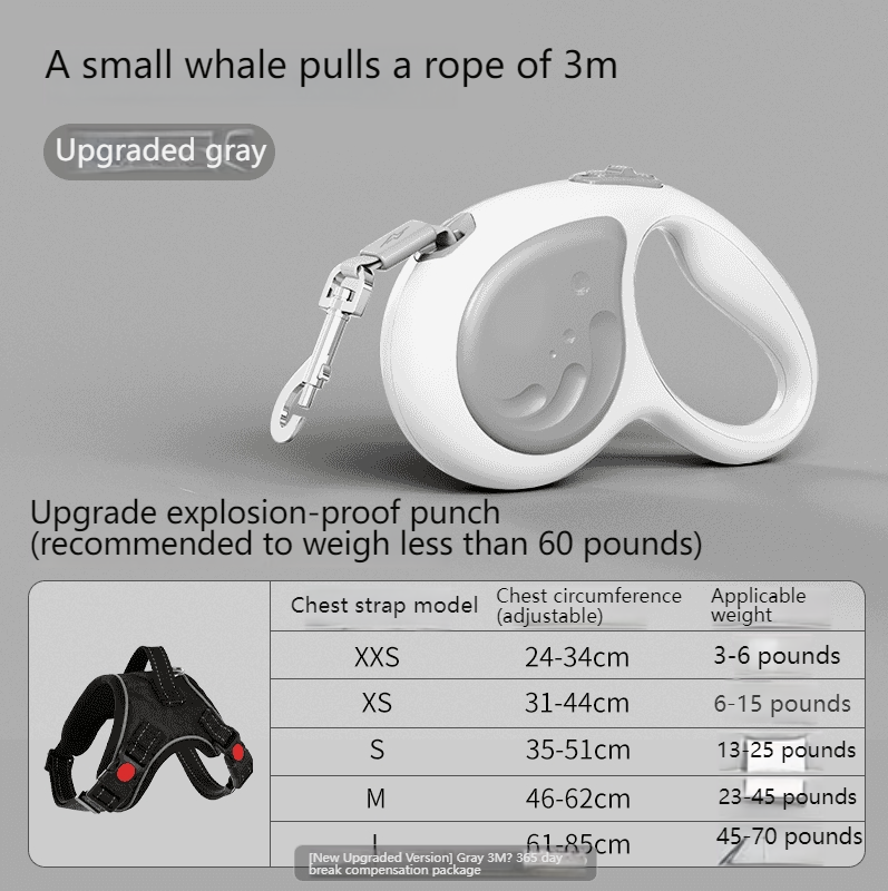 automatic retractable traction rope small and medium-sized dogs-Make In China large dogs out walking dog rope dog chain