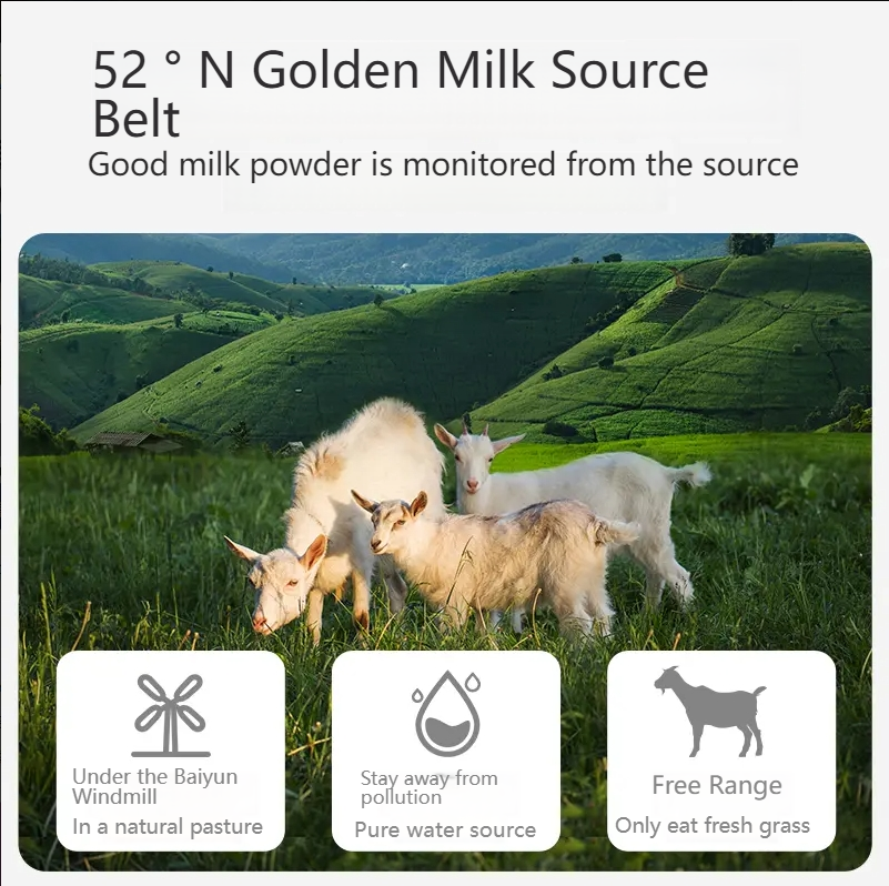 MYFOODIE Cat goat milk powder 10.58oz imported from the Netherlands, close to breast milk nutrition and easy to absorb