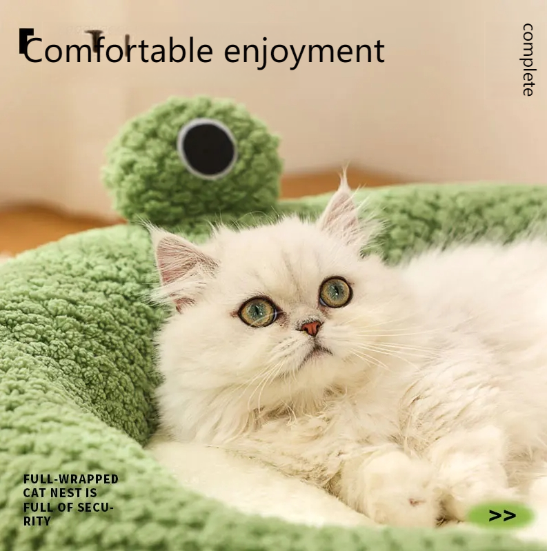 kimpets Cat bed four seasons universal cat and dog bed small dog teddy dog mat cute cat sleeping frog bed-Make In China