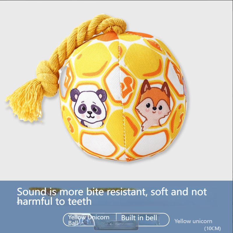 FUHUO Dog toys bite-resistant and tooth-healthy Teddy Corgi sound self-entertainment and boredom relief dog training outdoor washable pet toys-Make In China