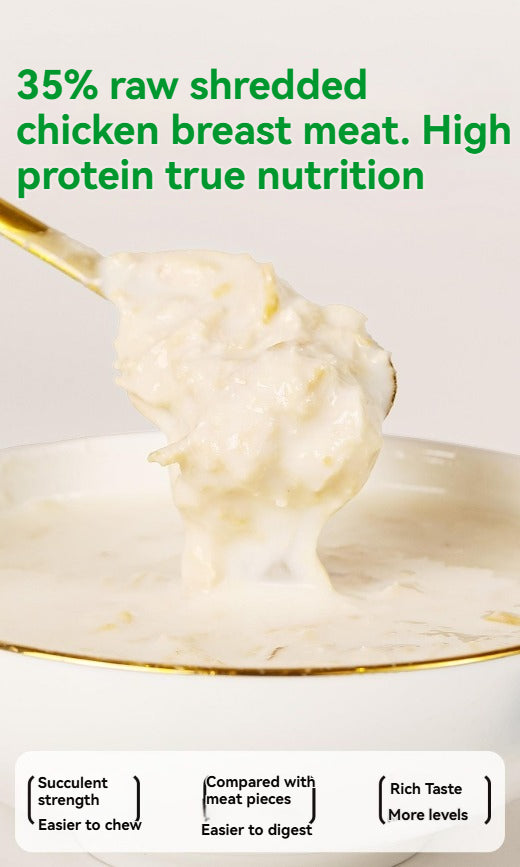 JOY PETS Goat milk shredded pork bun 80g/pack cat snacks cat supplies nutrition hydration growth meat 63% full fat goat milk-Make In China