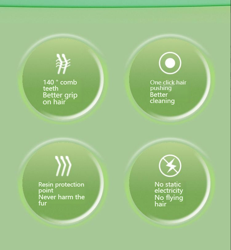 Ai Wo Pet comb conch cat comb cat dog universal needle comb white quality clean flower comb cat biscuit comb-Make In China