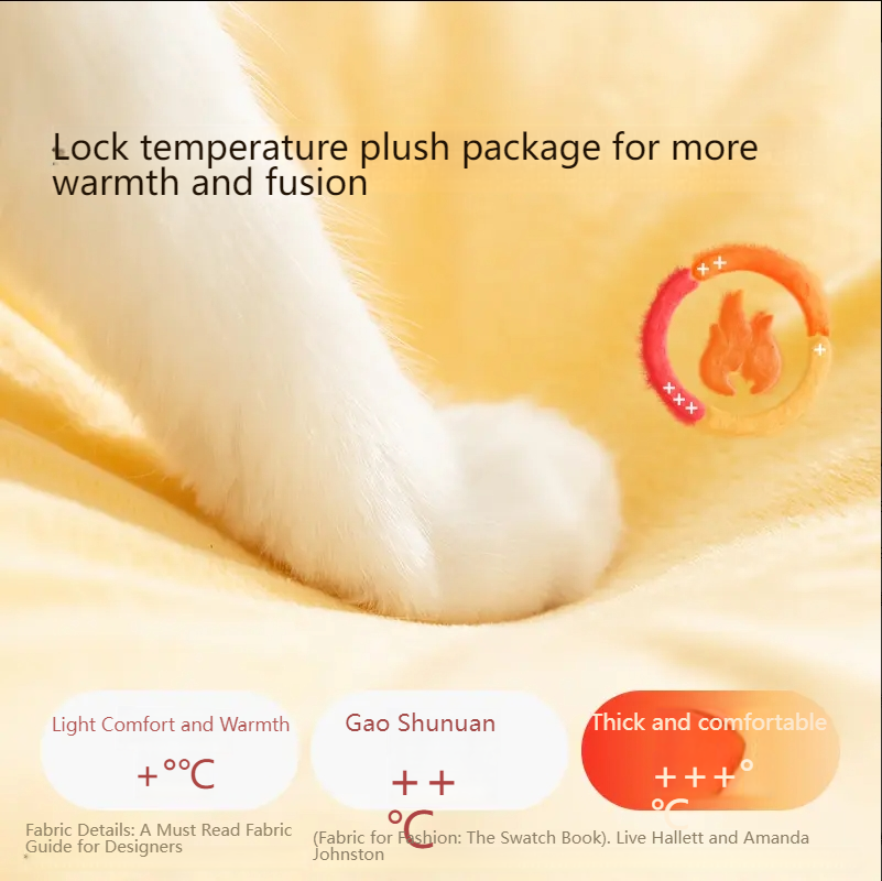 Shenjingmao Cat warm thick autumn and winter Teddy Bichon plush little monster cat bed Bichon Teddy pet bed