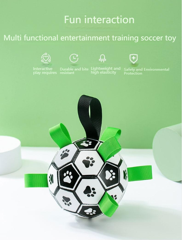 hipidogDog football toy training interactive border collie corgi rubber ball self-hi teeth grinding and biting training 4360-Make In China