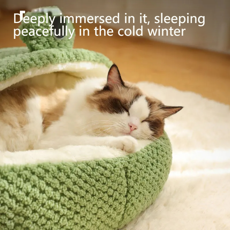 kimpets Cat bed four seasons universal cat and dog bed small dog teddy dog mat cute cat sleeping frog bed-Make In China