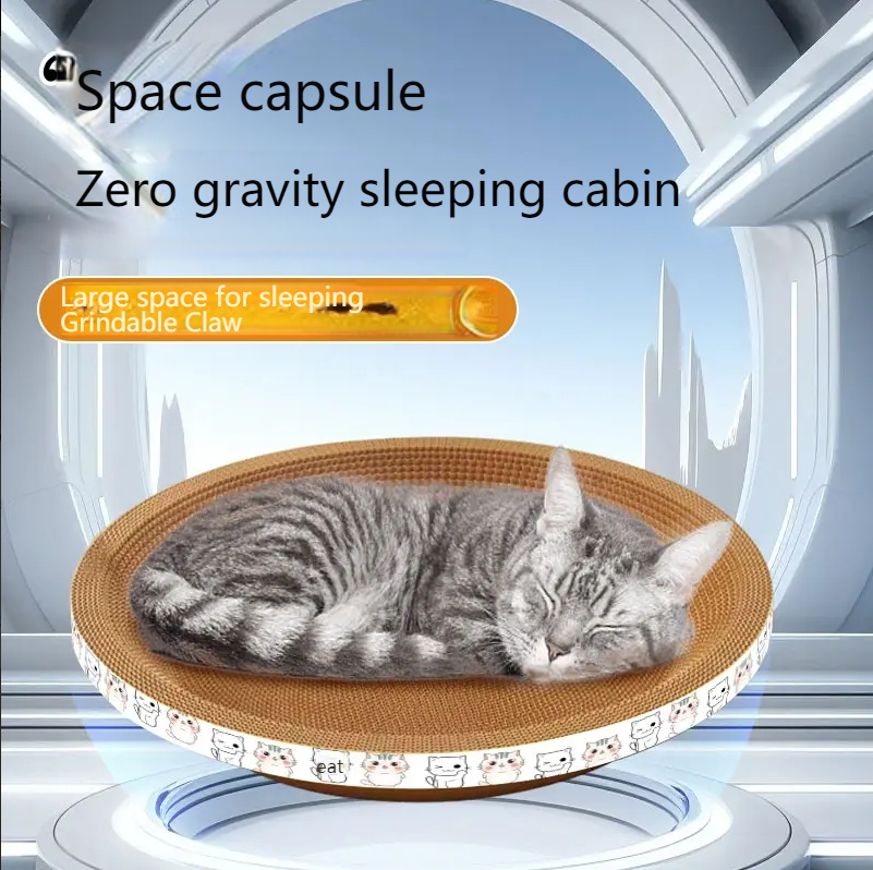 Cat scratching board cat bed integrated wear-resistant and non-chipping oval cat bowl large cat scratching resistant cat supplies-Make In China