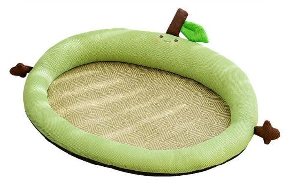 hipidog Pet summer cute fruit backrest nest for small and medium-sized dogs spring and summer mat cool mat breathable nest 4774