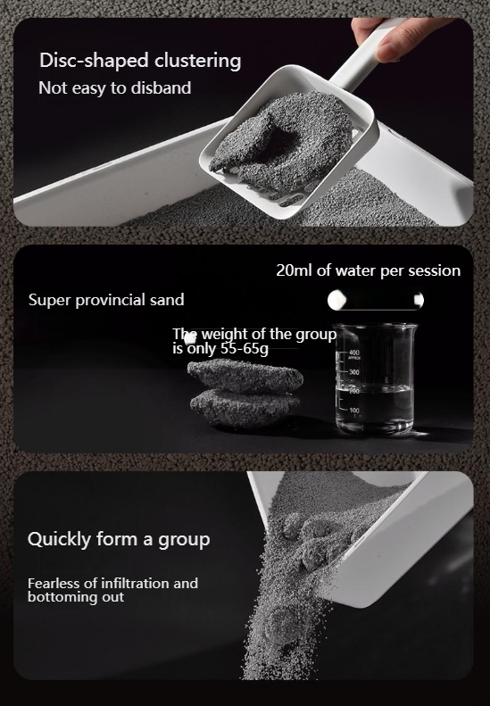 TINGCHONG Volcanic ore sodium-based ore mineral cat litter ore cat litter deodorant particles